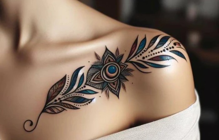 Girl Shoulder Tattoos