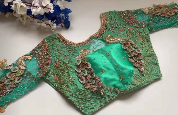 Peacock Blouse Designs