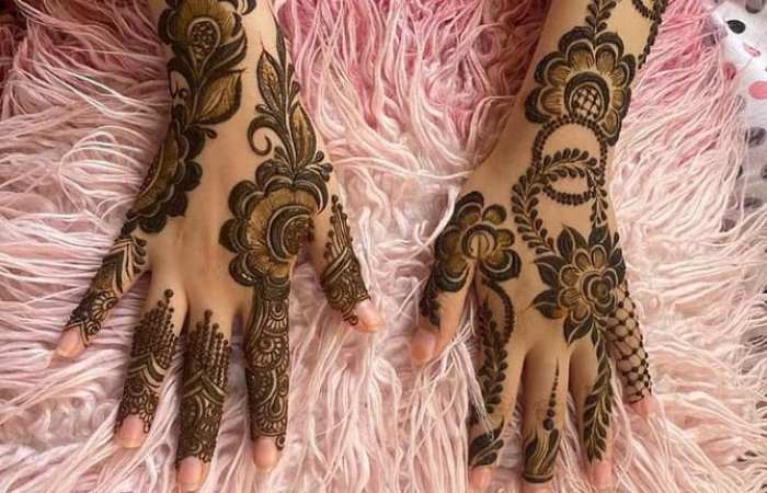 Back Mehndi Design