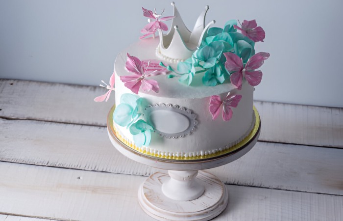 Butterfly Themed Cake 1st Birthdays