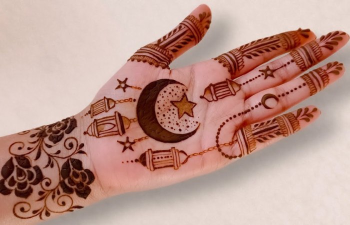 Eid Mubarak Mehndi Design