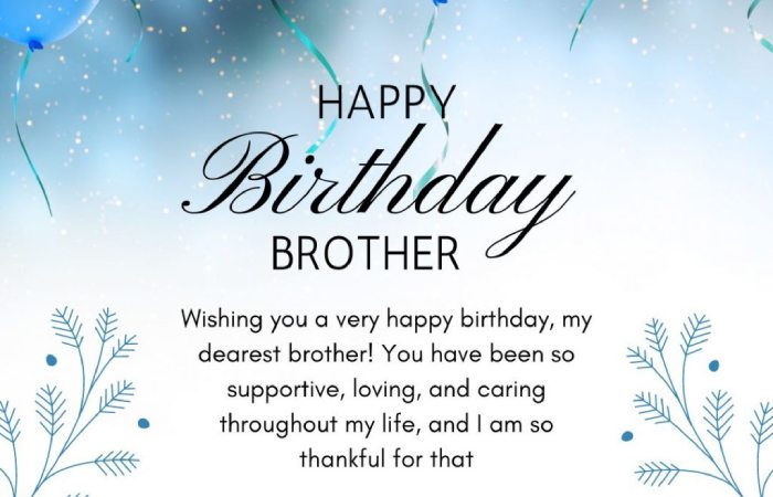 Heart Touching Birthday Wishes for Brother