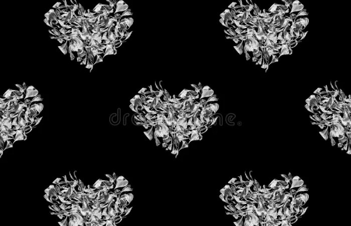 Patterned Heart Wallpaper