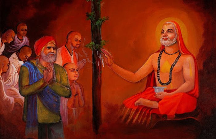 Raghavendra Swamy with Devotees