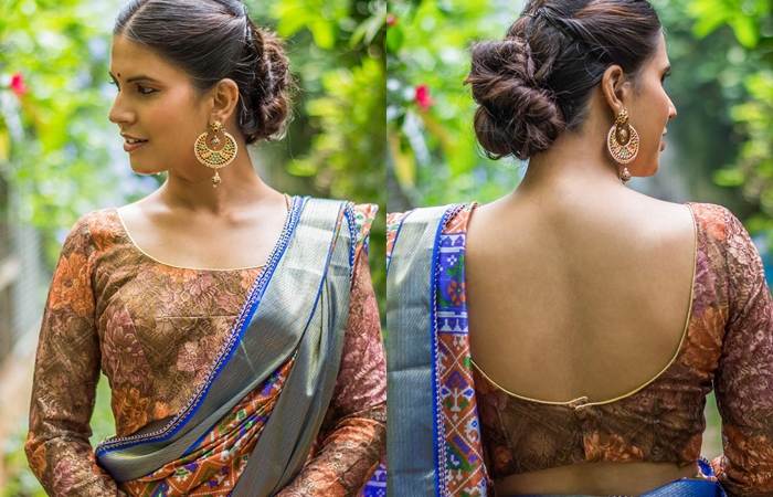 Saree Blouse Designs Back Style