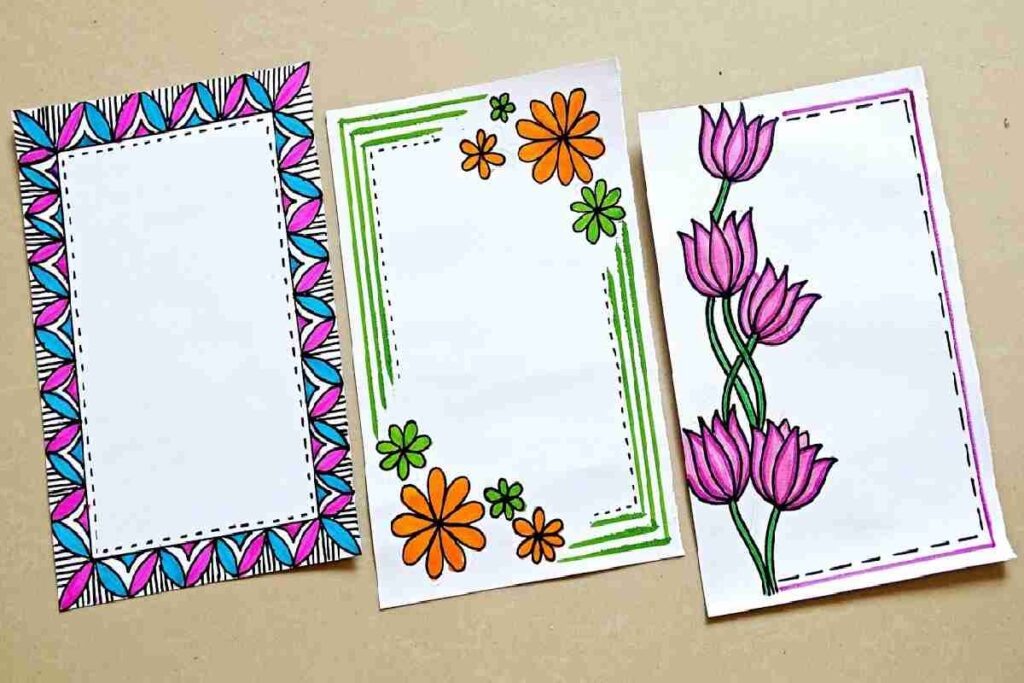 Top 10 Creative Handmade Border Design For Project