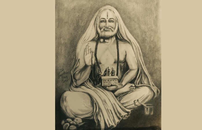 Vintage Art of Raghavendra Swamy