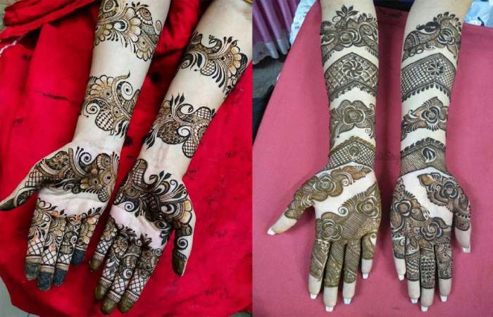 Band Style Easy Arabic Mehndi Design