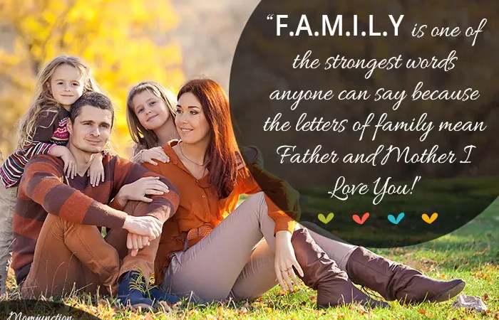 Emotional Message for Family Member