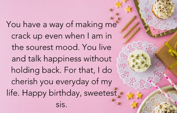 Heartfelt Birthday Wishes for Sister