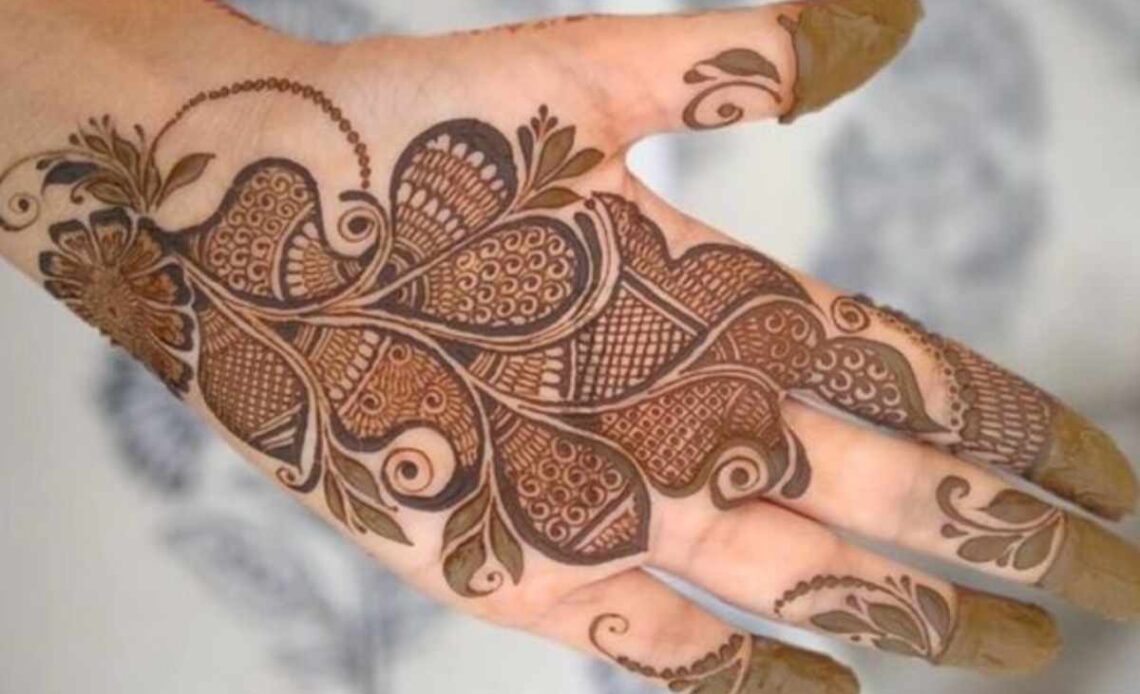 Palm Mehndi Design Easy And Beautiful