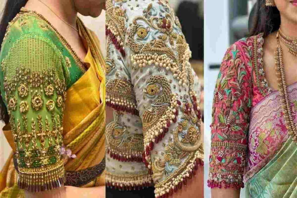 Wedding Aari Work Blouse Hand Designs Images