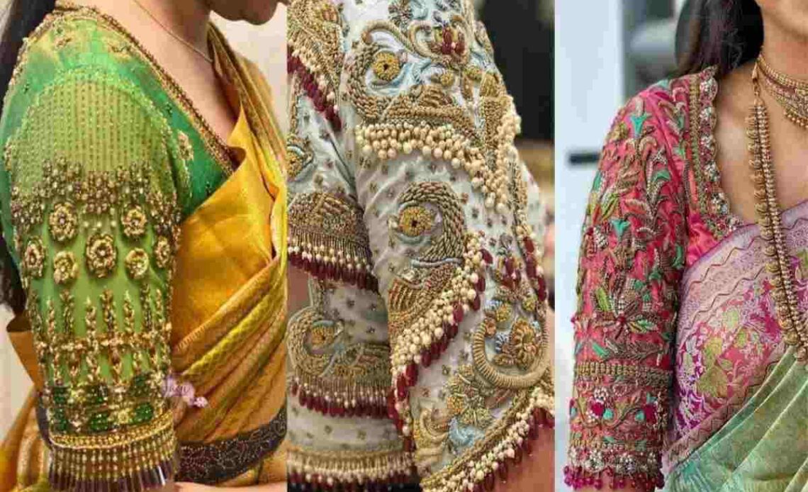 Wedding Aari Work Blouse Hand Designs Images