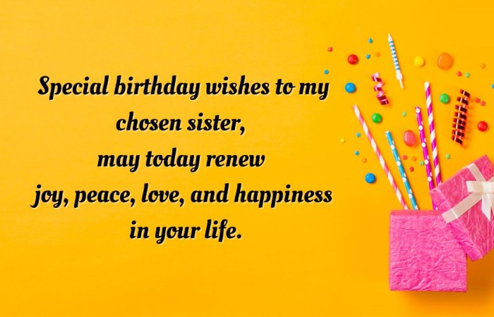 Wishes for a Special Sister