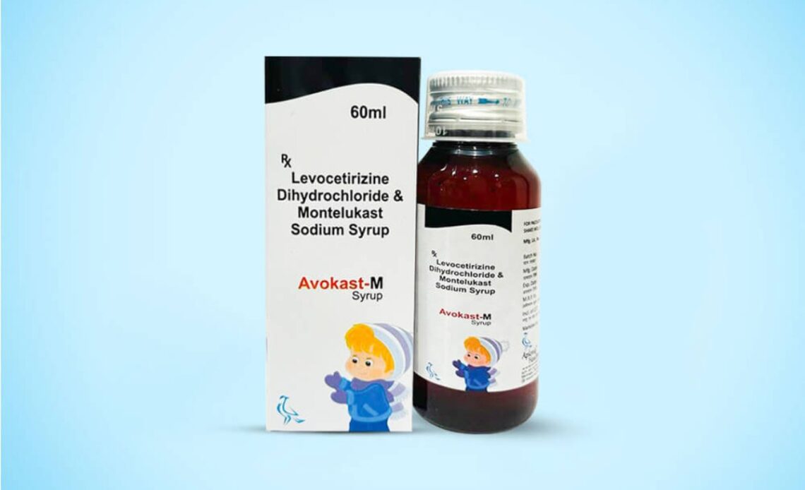 Montelukast Sodium And Levocetirizine Dihydrochloride Syrup For Baby