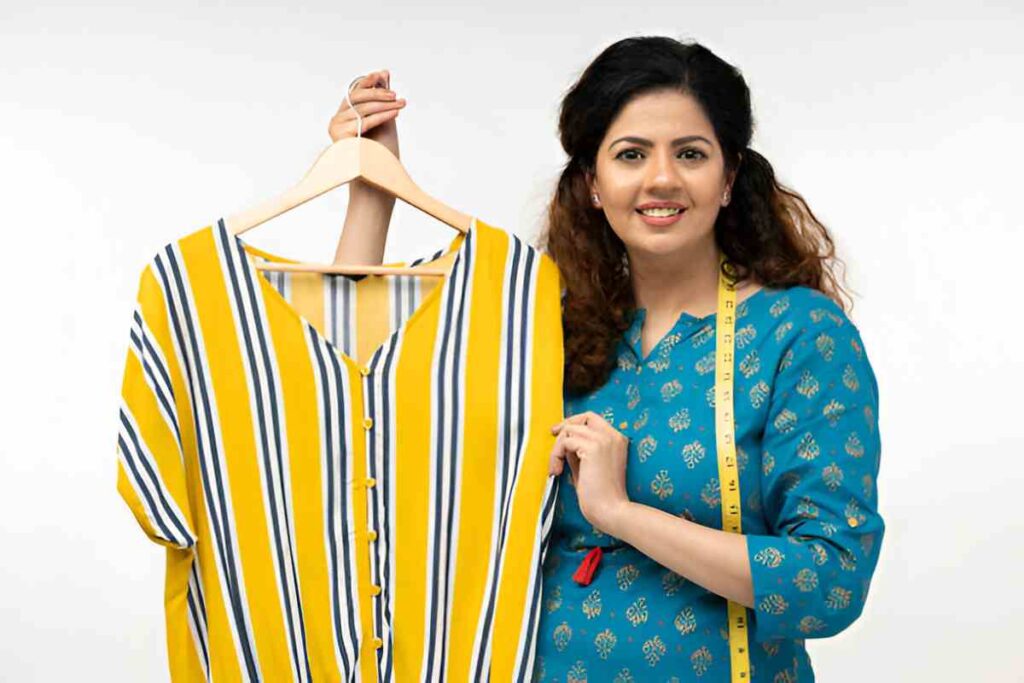 V Neck Designs For Kurtis